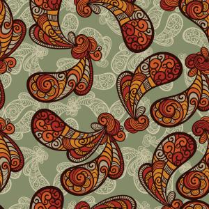 Vector seamless paisley pattern