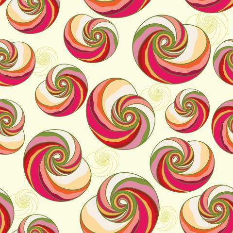 Abstract spiral shapes