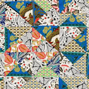 Patchwork Ethnic Fusion Seamless Pattern Design