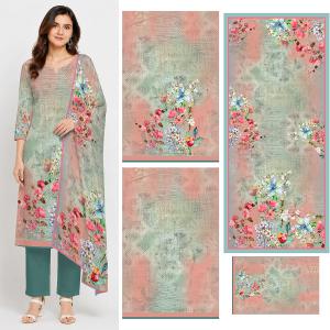Pastel Abstract Floral Suit Set