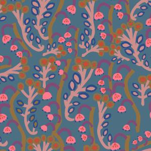Modern Botanical Abstract Seamless Pattern Design