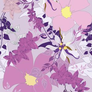 Soft Pastel Floral Botanical Seamless Pattern Design