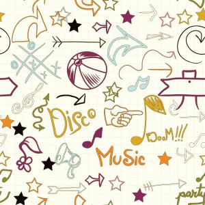 Music Doodle Pattern