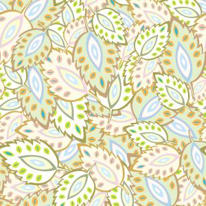 Abstract Leaf Motif Nature Inspired Seamless Pattern