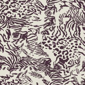 Safari Animal Illustration Seamless Pattern Design