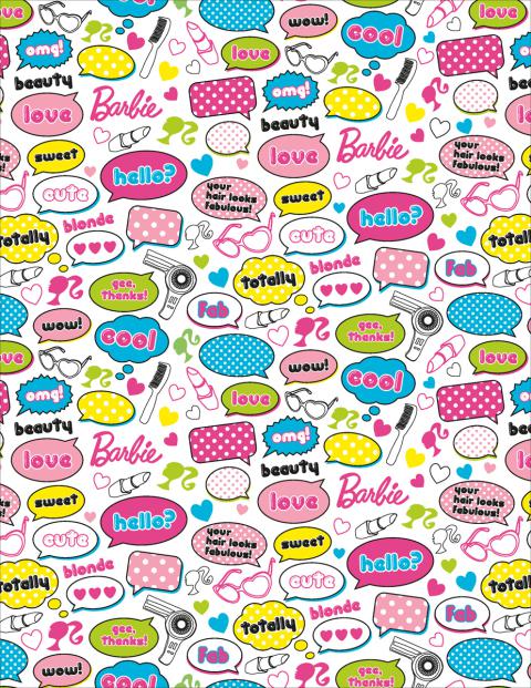 Barbie-themed elements
