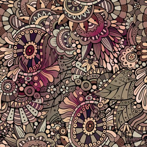 Decorative floral pattern