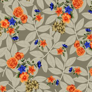 Leafy Floral Modern Seamless Pattern Design
