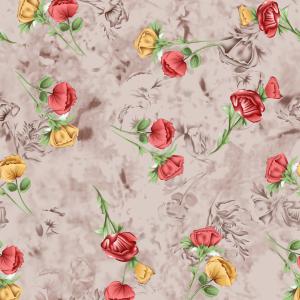 Soft Rose Vintage Floral Pattern