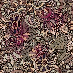Decorative floral pattern
