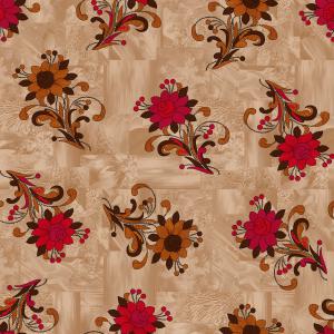 Floral Embroidery Patchwork Seamless Pattern