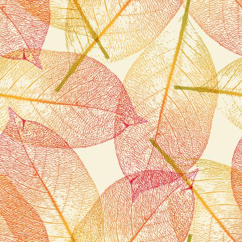 Autumn leaves pattern