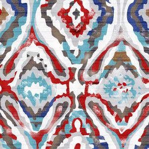 Abstract Ikat Tribal Seamless Pattern Design