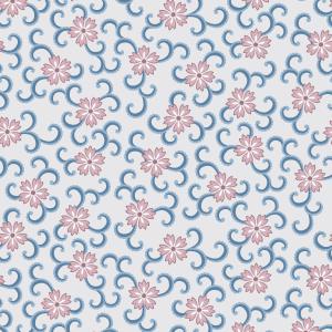 Elegant Swirl Floral Seamless Pattern Design