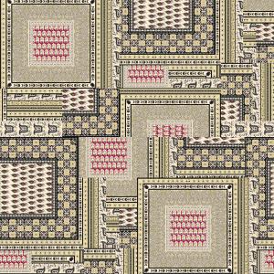 Vintage Ornamental Tile Patchwork Pattern