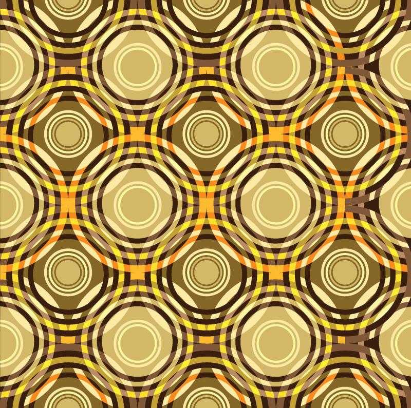 Retro geometric pattern