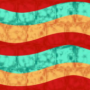Abstract Wave Marble Pattern