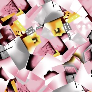 Soft Abstract Modern Seamless Pattern in Pink Tones
