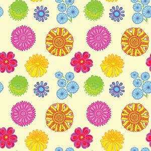 Floral designs with intricate detailing