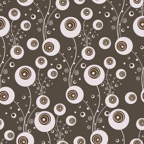 Floral or molecular-like elements