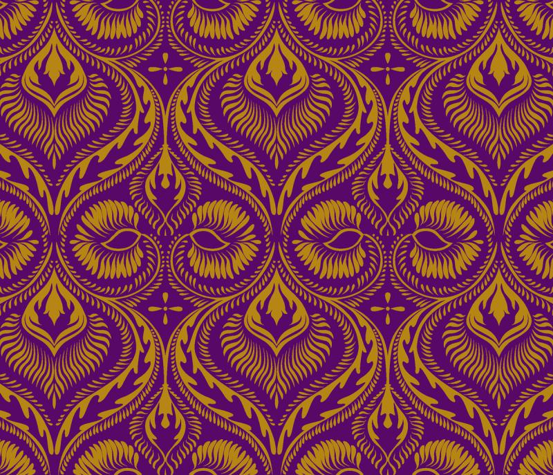 Ornamental Damask pattern