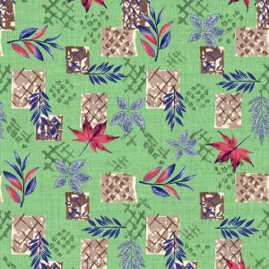 Abstract Botanical Leaf Texture Pattern