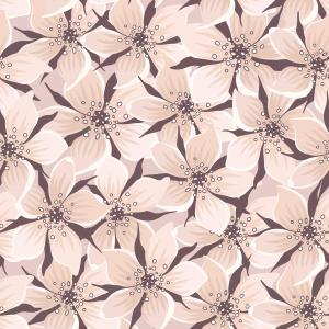 Cherry blossoms floral pattern