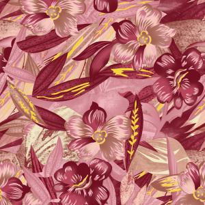 Soft Pink Vintage Floral Seamless Pattern