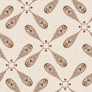 Vector Ethnic Seamless Floral Pattern