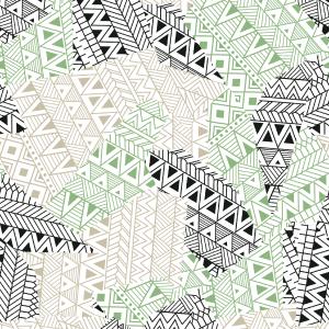Abstract Tribal Geometric Patchwork Pattern Design